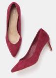 Dressberry Maroon Synthetic Belly Shoes Women