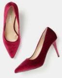 Dressberry Maroon Synthetic Stilettos Women