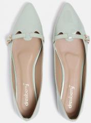 Dressberry Mint Green Solid Ballerinas women