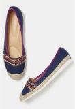 Dressberry Navy Blue Espadrille Belly Shoes Women