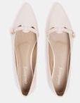 Dressberry Peach Coloured Solid Ballerinas Women