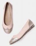 Dressberry Pink & Gold Toned Ballerinas Women