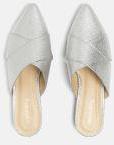 Dressberry Silver Mules Women