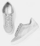 Dressberry Silver Regular Synthetic Sneakers Women