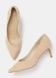 DressBerry Women Beige Solid Pumps