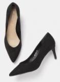 DressBerry Women Black Solid Pumps