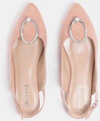 DressBerry Women Dusty Pink Solid Flats