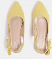 DressBerry Women Yellow Solid Ballerinas