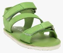 Drish Green Genuine Leather Sandals boys