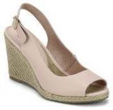 Dune Gleeful Beige Wedges Women