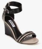 Dune Karla Black Wedges Women