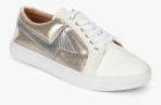 Dune London Elektraa White Casual Sneakers Women