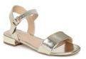 Dune London Gold Toned Solid Open Toe Women