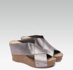 Dune London Metallic Synthetic Wedges Women