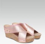 Dune London Rose Gold Synthetic Wedges Women