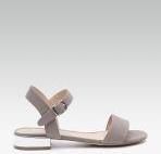 Dune London Taupe Solid Open Toe Women