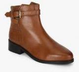 Dune Poppy Tan Boots Women