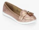 Dune Rose Gold Belly Shoes Women