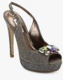 Dune Silver Stilettos Women