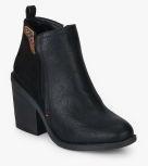 Elle Black Ankle Length Boots Women