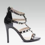 Elle Black Embellished Heels Women