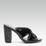 Elle Black Synthetic Sandals Women