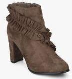 Elle Brown Ankle Length Boots Women