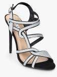 Elle Grey Ankle Loop Stilettos Women