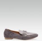 Elle Grey Slip Ons With Sheen Effect Women