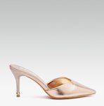 Elle Rose Gold Toned Solid Pumps Women