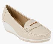 Elly Beige Moccasins Women