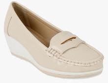 Elly Beige Moccasins women