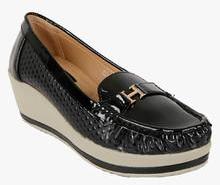 Elly Black Moccasins women