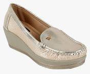 Elly Golden Moccasins Women