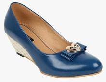 Elly Navy Blue Belly Shoes women