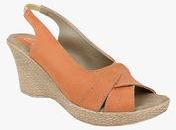 Elly Orange Wedges women