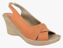 Elly Orange Wedges women