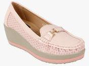 Elly Pink Moccasins Women