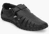 Elpaso Black Sandals Men