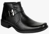 Escaro Black Boots Men