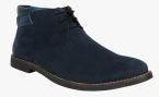 Escaro Navy Blue Boots Men