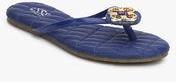 Esse By Esse Pelle Blue Flip Flops Women