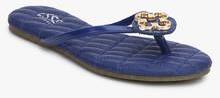 Esse By Esse Pelle Blue Flip Flops women