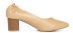 Ether Beige Solid Pumps Women