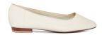 Ether White Solid Ballerinas Women