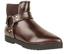 Evetoes Ankle Length Coffee Boots women