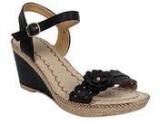 Evetoes Black Wedges Women