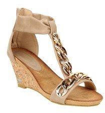 Evetoes Khaki Wedges women