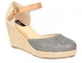 Evetoes Silver Wedges Women