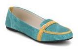 Exotica Green Moccasins Women